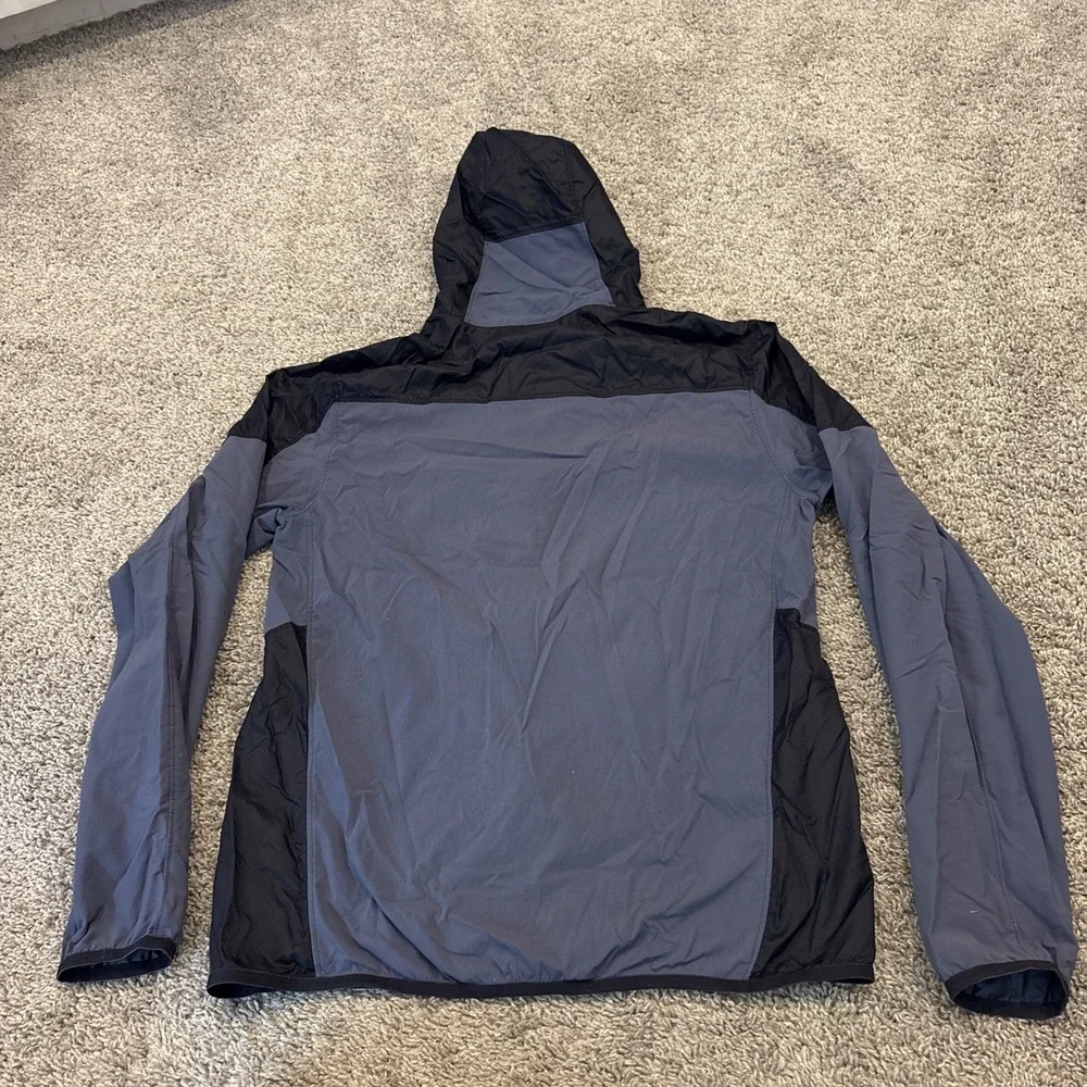 Eddie Bauer Full Zip Up Lightweight Hiking Jacket Men's Small Nylon Zip Pocket
